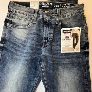 DENIZEN from Levis Jeans 286 Slim Taper Fit 28 X 30 NWT